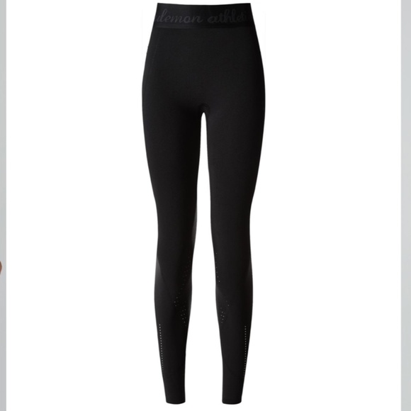 Lululemon Time Warp Tight Black, Black (6) - Picture 2 of 12
